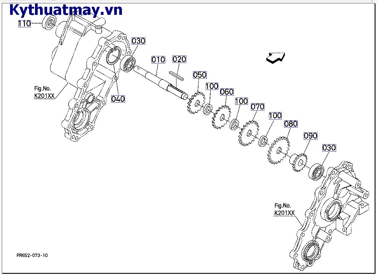  hộp truyền động sàn cấy ( trục truyền động băng chuyền ngang)